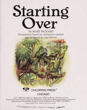 Cover of Starting over by Mary Packard