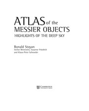 Cover of Atlas of the Messier objects by Ronald Stoyan