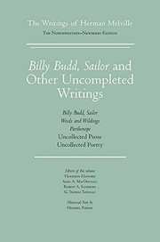 Front cover of Billy Budd, Sailor and Other Uncompleted Writings by Herman Melville