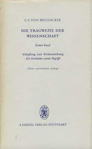 Cover of Die Tragweite der Wissenschaft by Weizsäcker, Carl Friedrich Freiherr von