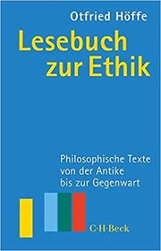 Cover of Lesebuch zur Ethik : philosophische Texte von der Antike bis zur Gegenwart by Otfried Höffe