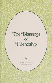 Front cover of Blessings of Friendship by Patricia Drier