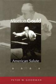 Cover of Morton Gould by Peter W. Goodman