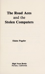Cover of The Road Aces and the Stolen Computers (Road Aces Series, 1) by Elaine Pageler