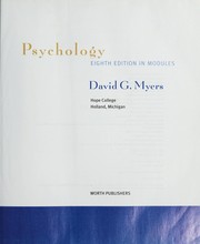 Cover of Psychology by David G. Myers