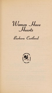 Front cover of Women have hearts by Barbara Cartland