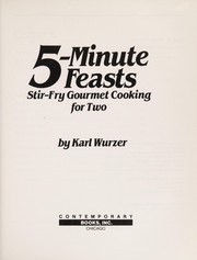 Cover of 5-minute feasts by Karl Wurzer
