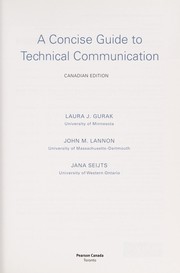 Cover of A Concise Guide to Technical Communication by Laura J. Gurak