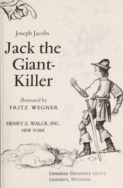 Cover of Jack the Giant-Killer by Joseph Jacobs