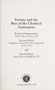 Front cover of Ecstasy and the Rise of the Chemical Generation by Richard Hammersley