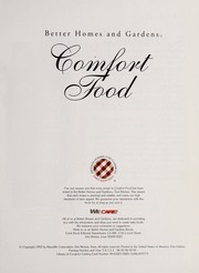 Front cover of Comfort food by Jennifer D. Darling