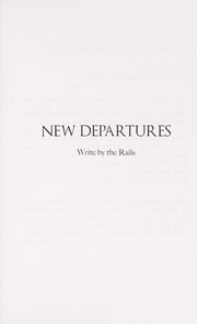 Cover of New departures by Write by the Rails