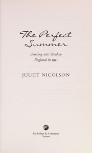 Cover of The perfect summer by Juliet Nicolson