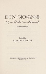 Cover of Don Giovanni by Jonathan Miller