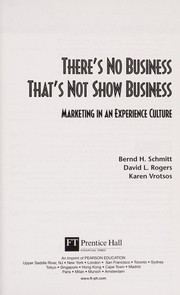 Cover of There's no business that's not show business by Bernd Schmitt