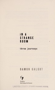 Front cover of In a Strange Room by Damon Galgut