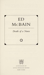 Front cover of Death of a Nurse by Evan Hunter