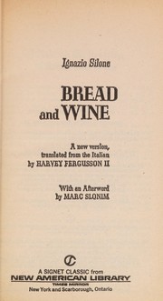 Cover of Pane e vino by Ignazio Silone