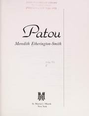 Cover of Patou by Meredith Etherington-Smith
