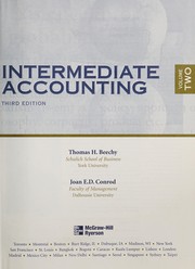 Cover of Intermediate accounting by Thomas H. Beechy