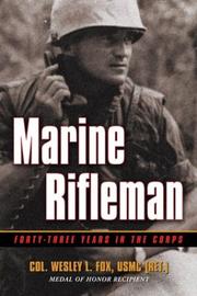 Cover of Marine Rifleman by Wesley L. Fox