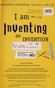 Front cover of I am inventing an invention by Lauren Child