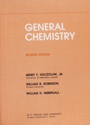 Front cover of General chemistry by William Harrison Nebergall