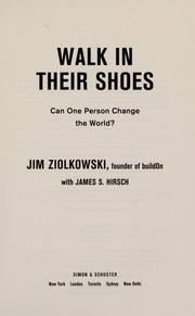 Front cover of Walk in their shoes by Jim Ziolkowski
