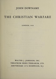 Cover of The Christian warfare by John Downame