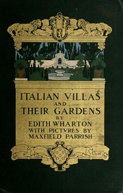 Front cover of Italian Villas and Their Gardens by Edith Wharton