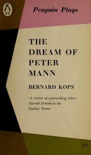 Front cover of The dream of Peter Mann by Bernard Kops