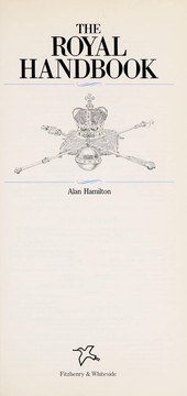 Cover of The Royal Handbook by Alan Hamilton
