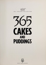 Cover of 365 cakes and puddings by Ebury Press Staff