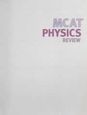 Front cover of MCAT physics review notes by Kaplan National MCAT Team