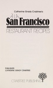 Cover of A LA San Francisco by Catherine Grady Crabtree