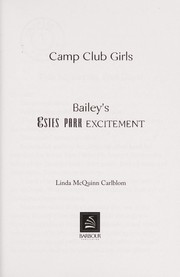 Front cover of Bailey's Estes Park excitement by Linda McQuinn Carlblom