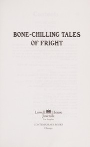 Front cover of More bone chilling tales of fright by Lowell House Juvenile
