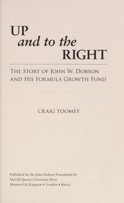 Front cover of Up and to the right by Craig Toomey