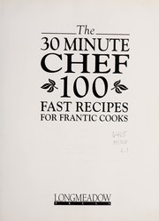 Cover of The 30 minute chef by Unknown