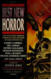 Front cover of The Mammoth Book of Best New Horror Volume Seven by Stephen Jones