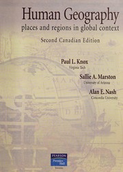 Cover of Human Geography by Paul L. Knox