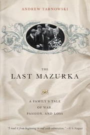 Cover of The last mazurka by Andrew Tarnowski