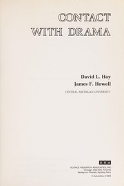 Cover of Contact with drama by David L. Hay