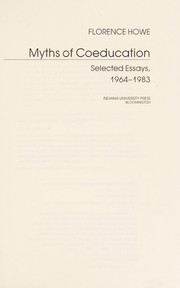 Front cover of Myths of coeducation by Florence Howe