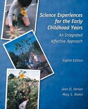 Cover of Science experiences for the early childhood years by Jean Durgin Harlan