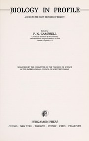 Front cover of Biology in profile by P. N. Campbell