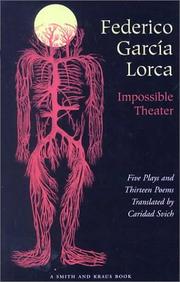 Front cover of Federico García Lorca by Federico García Lorca