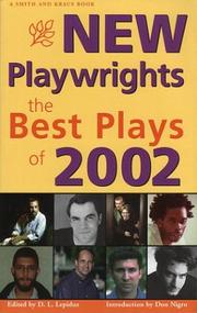 Cover of New Playwrights by Unknown