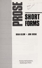 Cover of Prose by KELLOW