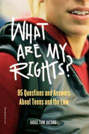 Front cover of What are my rights? by Thomas A. Jacobs